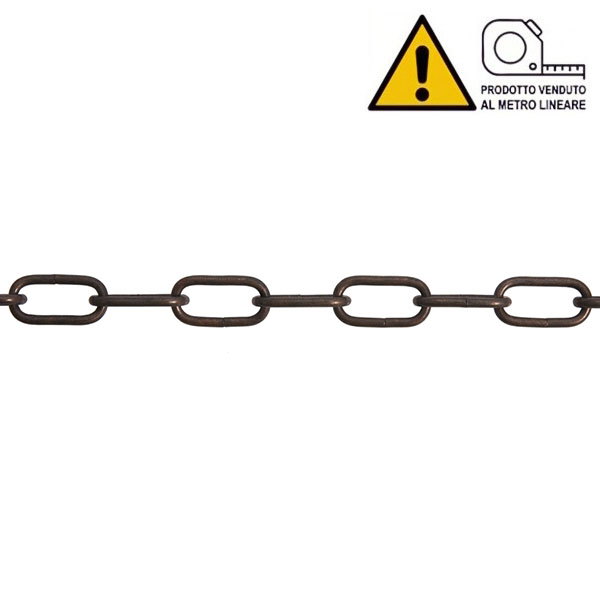 MINUTEX Catena Filo in Acciaio Bronzato MOD. 885 D.MM 2,2 - MINUTEX